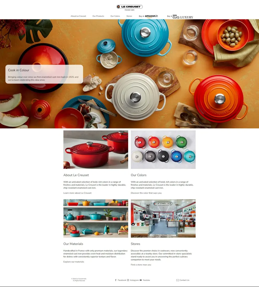 LE CREUSET Japan — E-Commerce